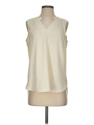 Pre-owned Bobeau Sleeveless Blouse In Ivory