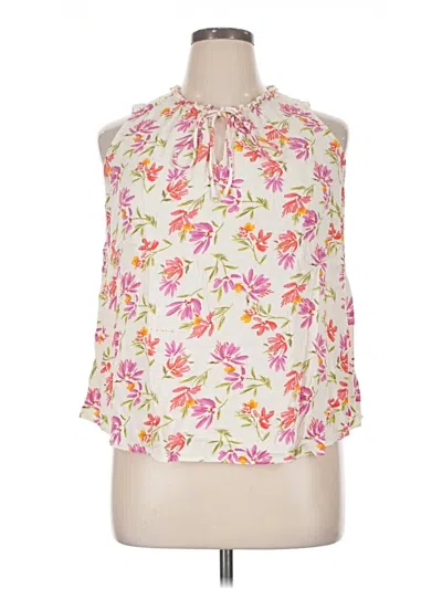 Pre-owned Bobeau Sleeveless Blouse In Pink