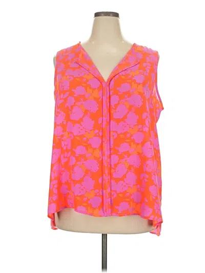 Pre-owned Bobeau Sleeveless Blouse In Pink