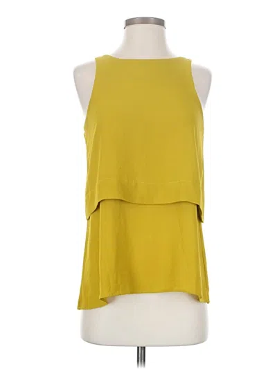 Pre-owned Bobeau Sleeveless Blouse In Yellow
