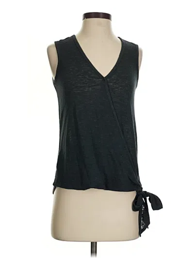 Pre-owned Bobeau Sleeveless Top Black V Neck Tops