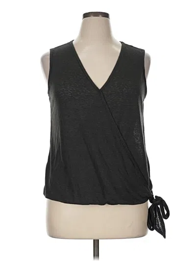Pre-owned Bobeau Sleeveless T-shirt In Gray