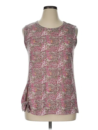 Pre-owned Bobeau Sleeveless T-shirt In Pink
