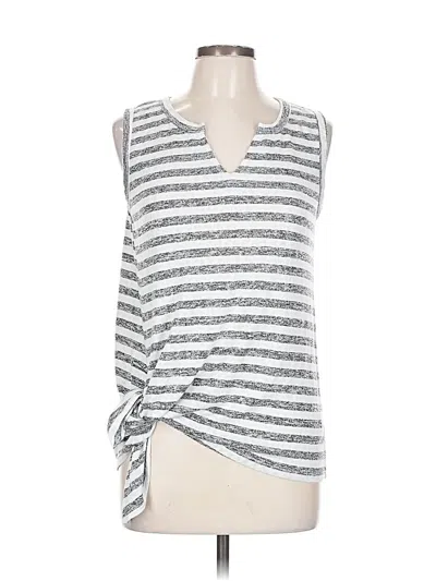Pre-owned Bobeau Sleeveless T-shirt In Silver