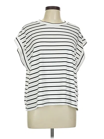 Pre-owned Bobeau Sleeveless T-shirt In White