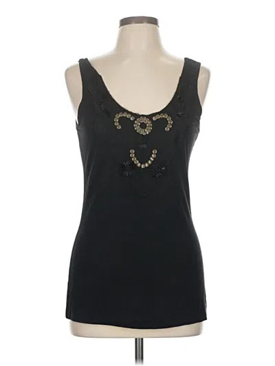 Pre-owned Bobeau Tank Top Black Strapless Neckline Tops