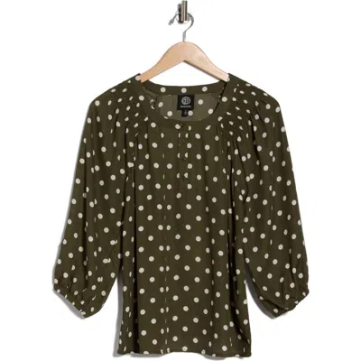 Bobeau Three-quarter Sleeve Top