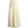 Bobeau Tiered Maxi Skirt