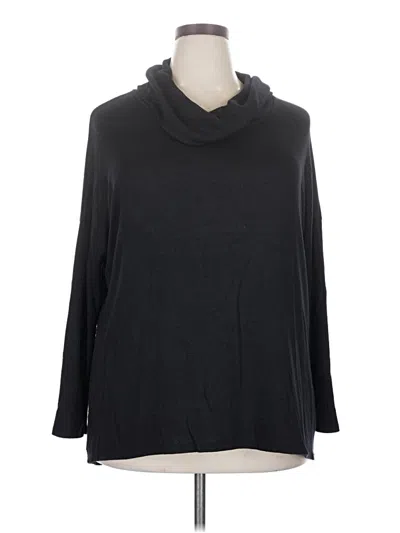 Pre-owned Bobeau Turtleneck Sweater In Black