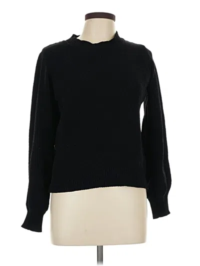 Pre-owned Bobeau Turtleneck Sweater In Black