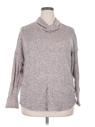 Pre-owned Bobeau Turtleneck Sweater In Gray