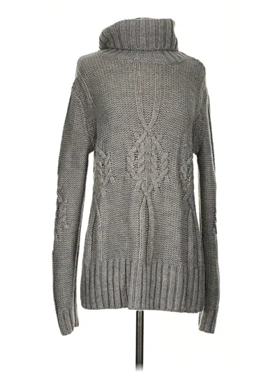 Pre-owned Bobeau Turtleneck Sweater In Gray