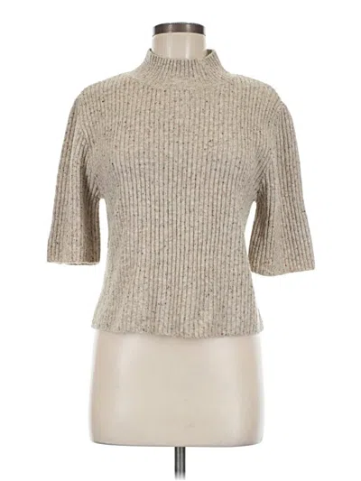 Pre-owned Bobeau Turtleneck Sweater In Tan