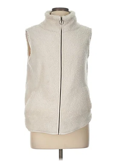 Pre-owned Bobeau Vest In Ivory
