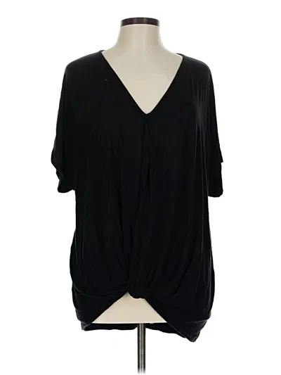 Pre-owned Bobi 3/4 Sleeve T-shirt In Black