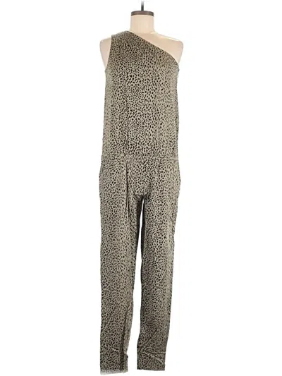 Bobi Black Jumpsuit In Animal Print