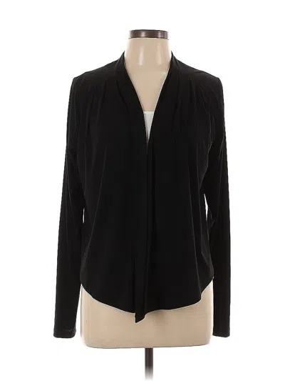 Pre-owned Bobi Black Long Sleeve Blouse In Black