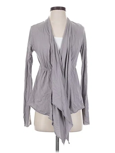 Pre-owned Bobi Cardigan Sweater In Gray