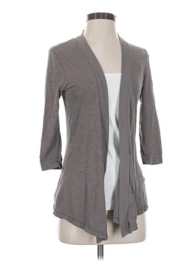 Pre-owned Bobi Cardigan Sweater In Gray