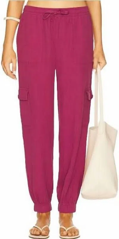 Bobi Cargo Jogger In Chutney In Purple
