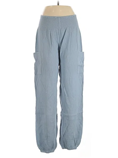 Pre-owned Bobi Cargo Pants In Blue