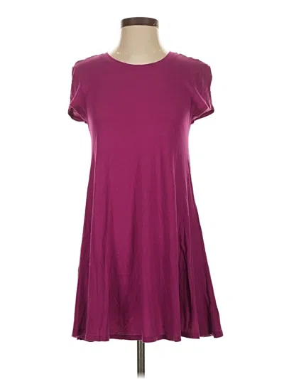 Pre-owned Bobi Casual Dress In Burgundy
