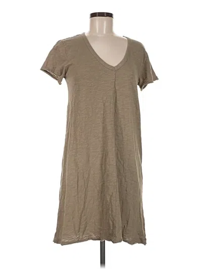 Pre-owned Bobi Casual Dress In Tan