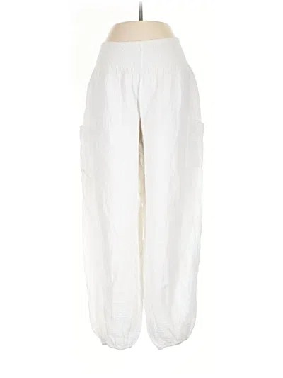 Pre-owned Bobi Casual Pants In White