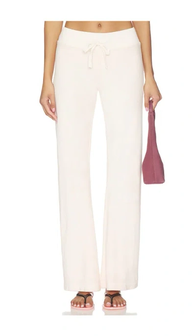 Bobi Comfort Waist Skinny Flare Pant In White