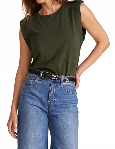 Bobi Epaulet Tank In Green