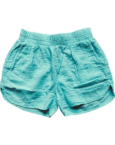 Bobi Gauzy Pocket Short In Mint In Green