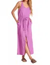 Bobi Josie Tank Dress In Luxe Lilac In Multi