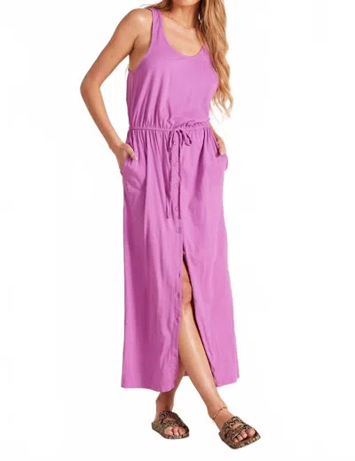 Bobi Josie Tank Dress In Luxe Lilac In Multi