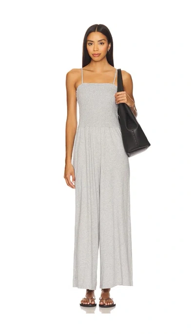 Bobi Jumpsuit In Heather Grey
