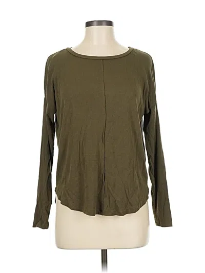 Pre-owned Bobi Long Sleeve T-shirt In Green