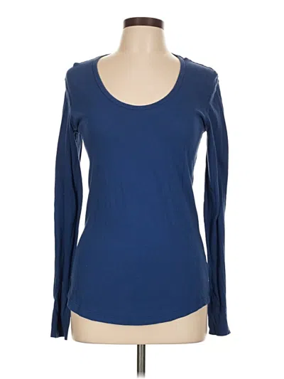 Pre-owned Bobi Long Sleeve T-shirt In Blue
