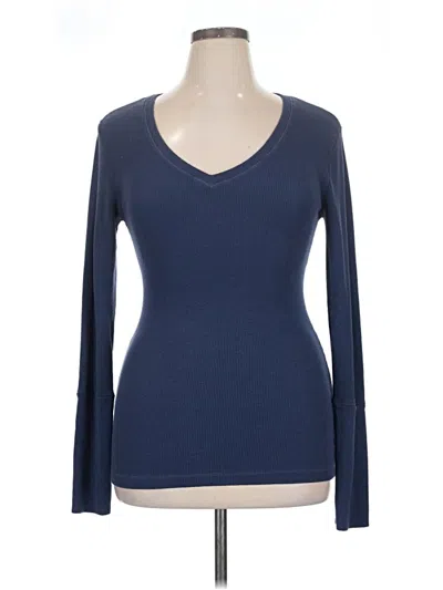 Pre-owned Bobi Long Sleeve T-shirt In Blue