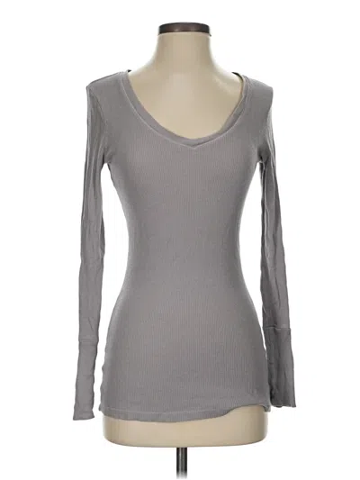 Pre-owned Bobi Long Sleeve T-shirt In Gray