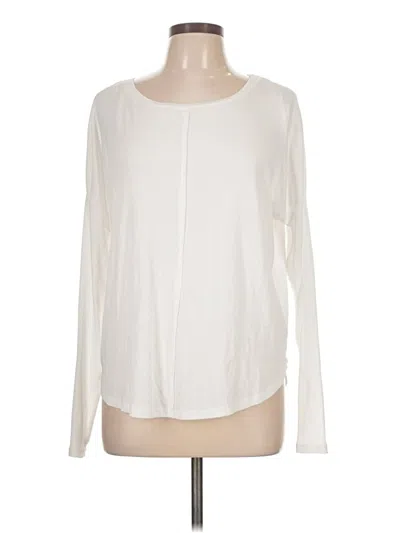 Pre-owned Bobi Long Sleeve T-shirt In White