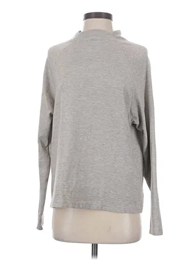 Pre-owned Bobi Long Sleeve Turtleneck In Gray