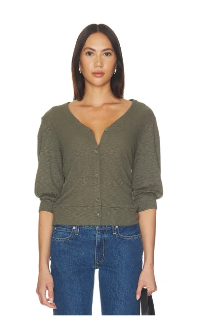 Bobi Lorna Cardigan In Green