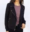 Bobi Moto Jacket In Black In Black