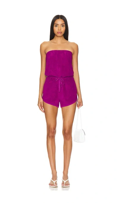 Bobi Pool Day Romper In Acai