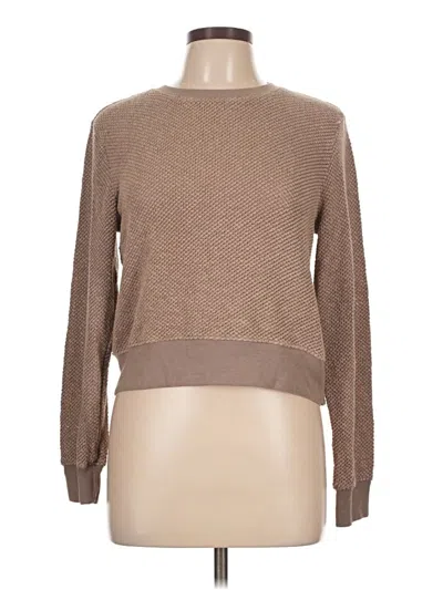 Pre-owned Bobi Pullover Sweater In Brown