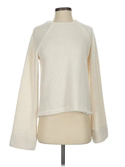 Pre-owned Bobi Pullover Sweater In Ivory