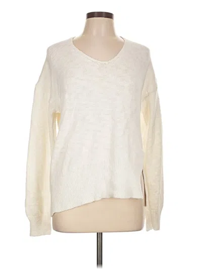 Pre-owned Bobi Pullover Sweater In Ivory