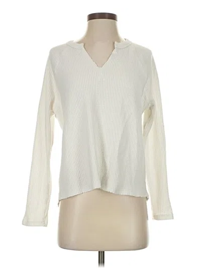 Pre-owned Bobi Pullover Sweater In White