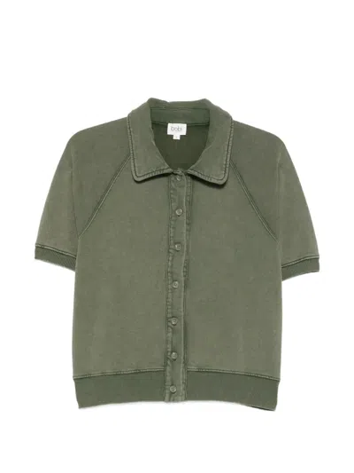 Bobi Raglan-sleeve Shirt In Animal Print