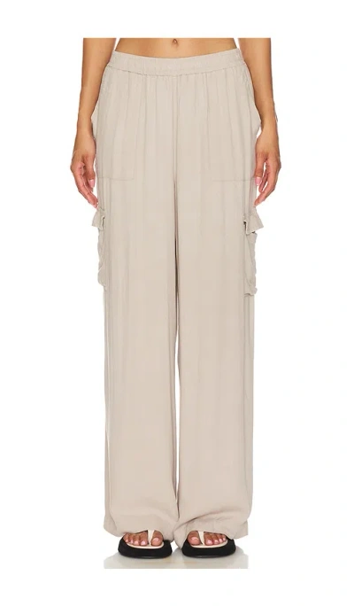 Bobi Relaxed Pants In 棕黄色