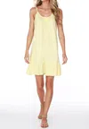 Bobi Ruffle Hem Cami Dress In Chick In Multi